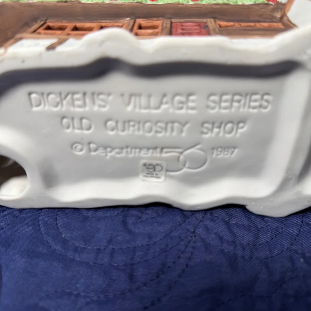 Dept 56 Dickens Village Old Curiosity Shop 1987 Retired Christmas House 5923-4